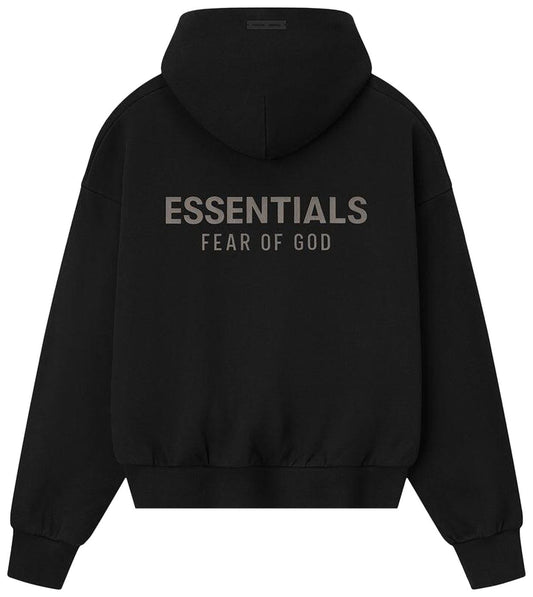 Fear of God Essentials Hoodie Black Metallic