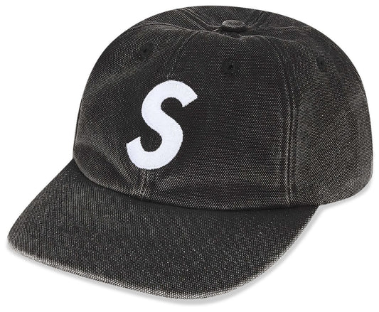 Supreme Canvas S Logo Hat Black
