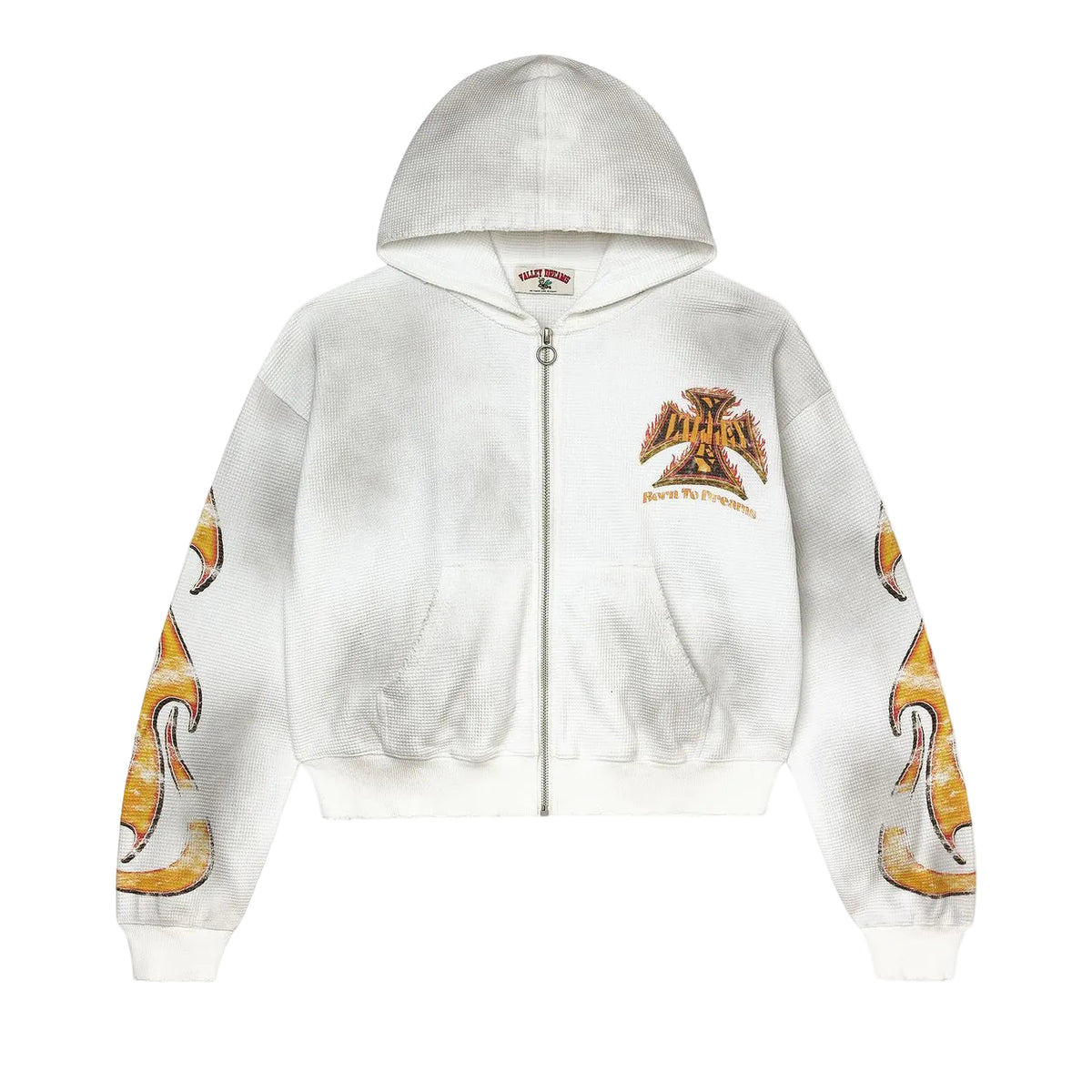 VALE Forever Reborn Waffle Zip Up Hoodie
