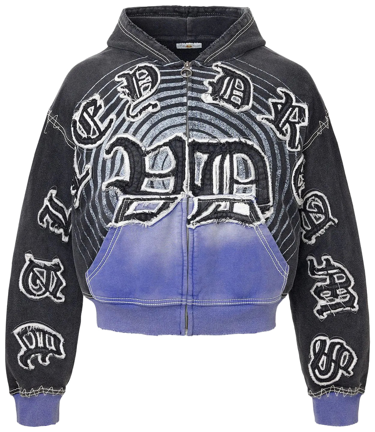 VALE Forever Black Hypnotiq Zip Up Hoodie