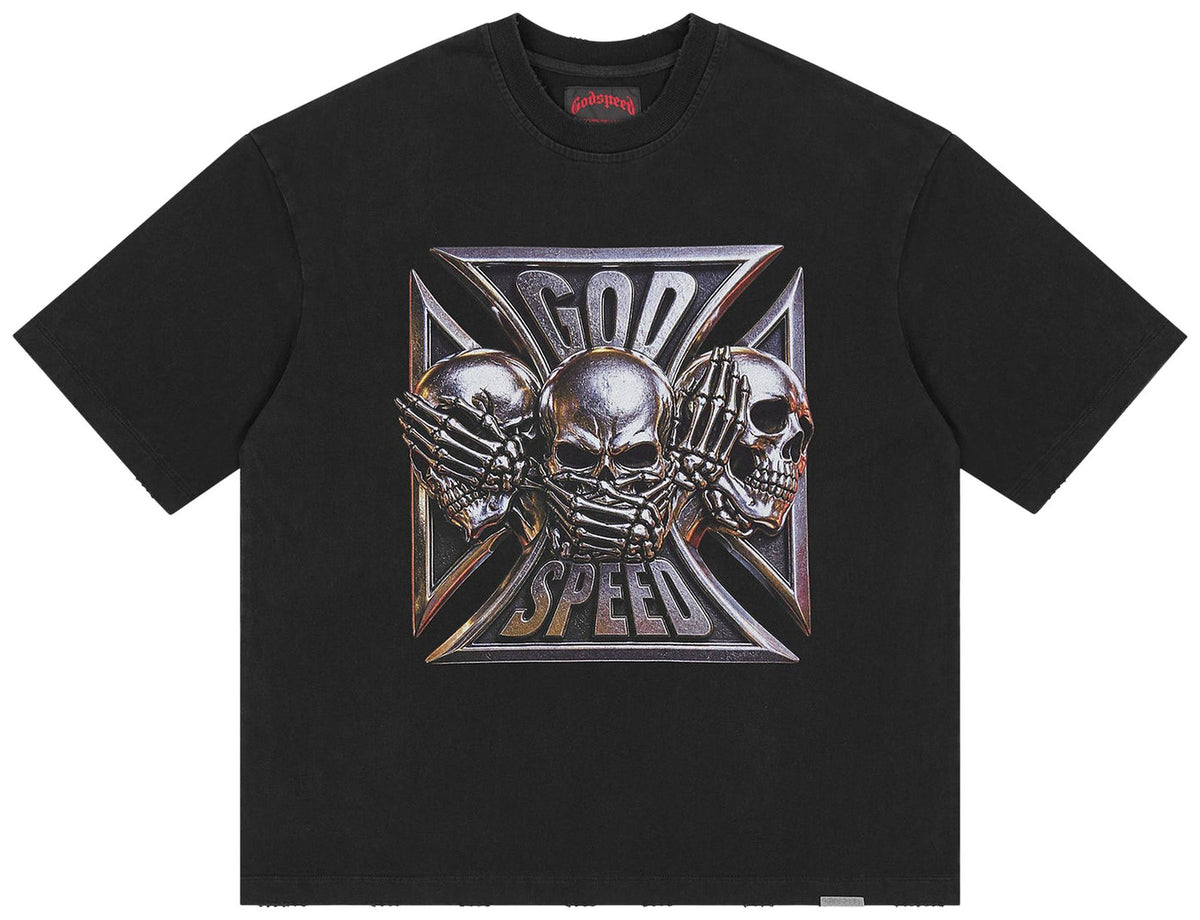 Godspeed Omerta Chopper Tee Black