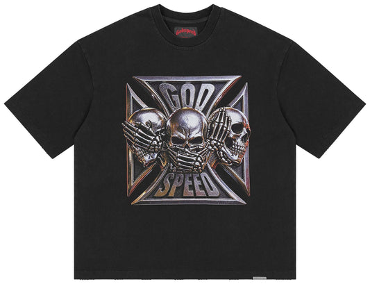 Godspeed Omerta Chopper Tee Black