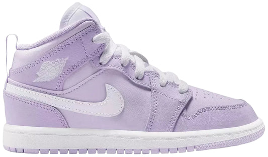 Jordan 1 Mid Violet Mist Barely Grape (PS)