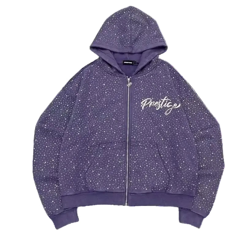 Prestige Co. Diamond Hoodie Purple