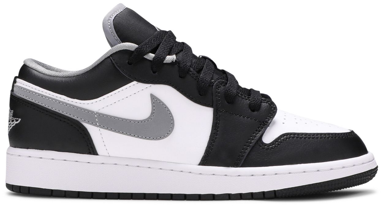 Jordan 1 Low Black White Grey (GS)