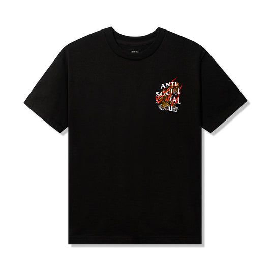 Anti Social Social Club Tiger Blood Black Tee