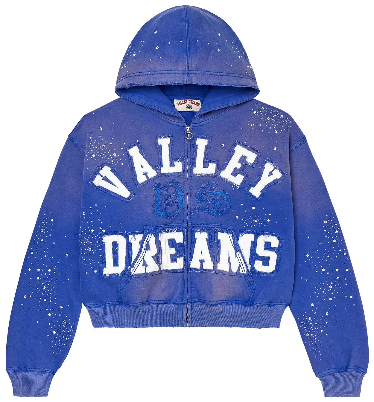 VALE Forever Classico Zip Up Hoodie Sapphire