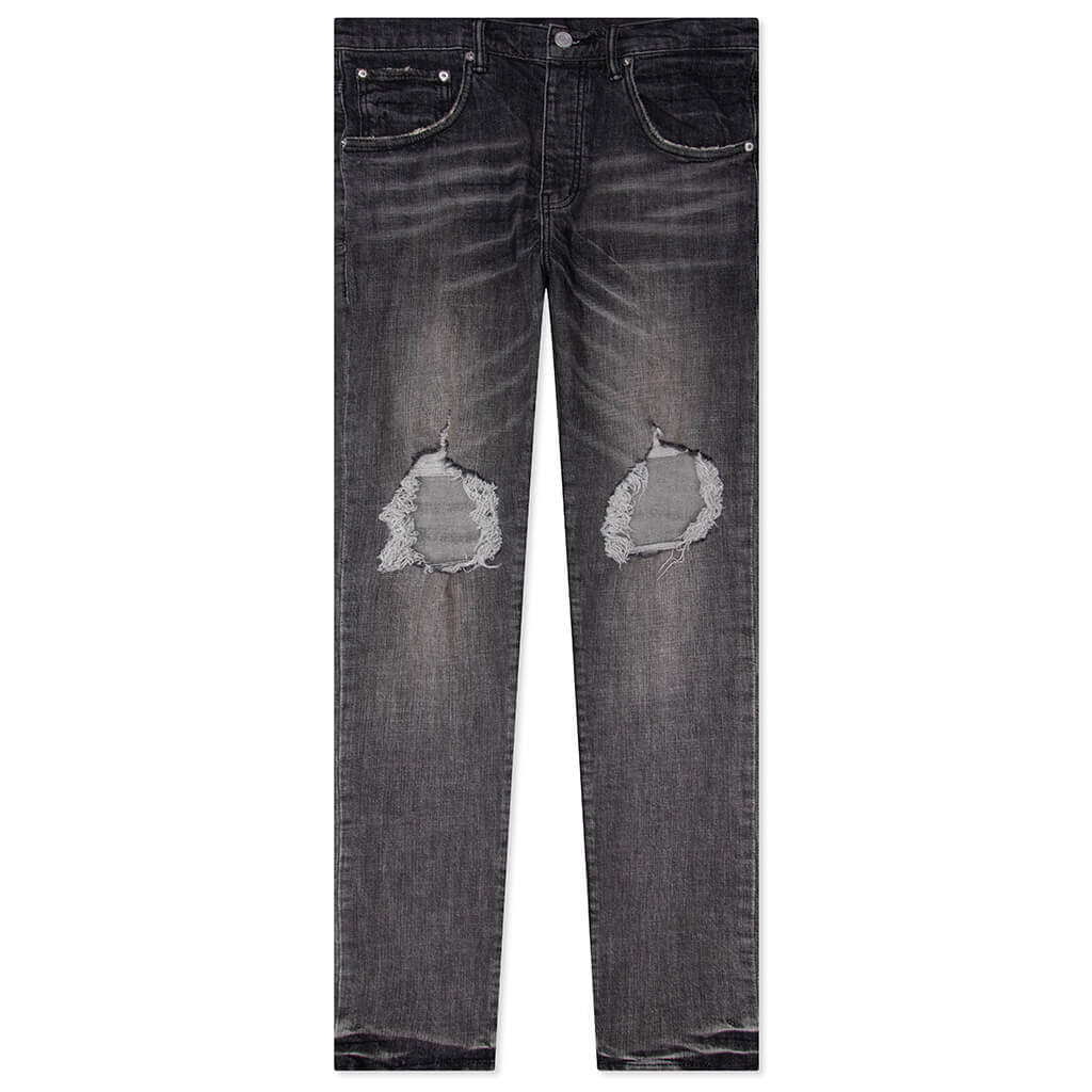 Purple Brand Grey Dirty Resin Blowout Jeans