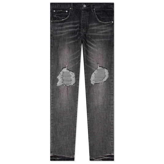 Purple Brand Grey Dirty Resin Blowout Jeans