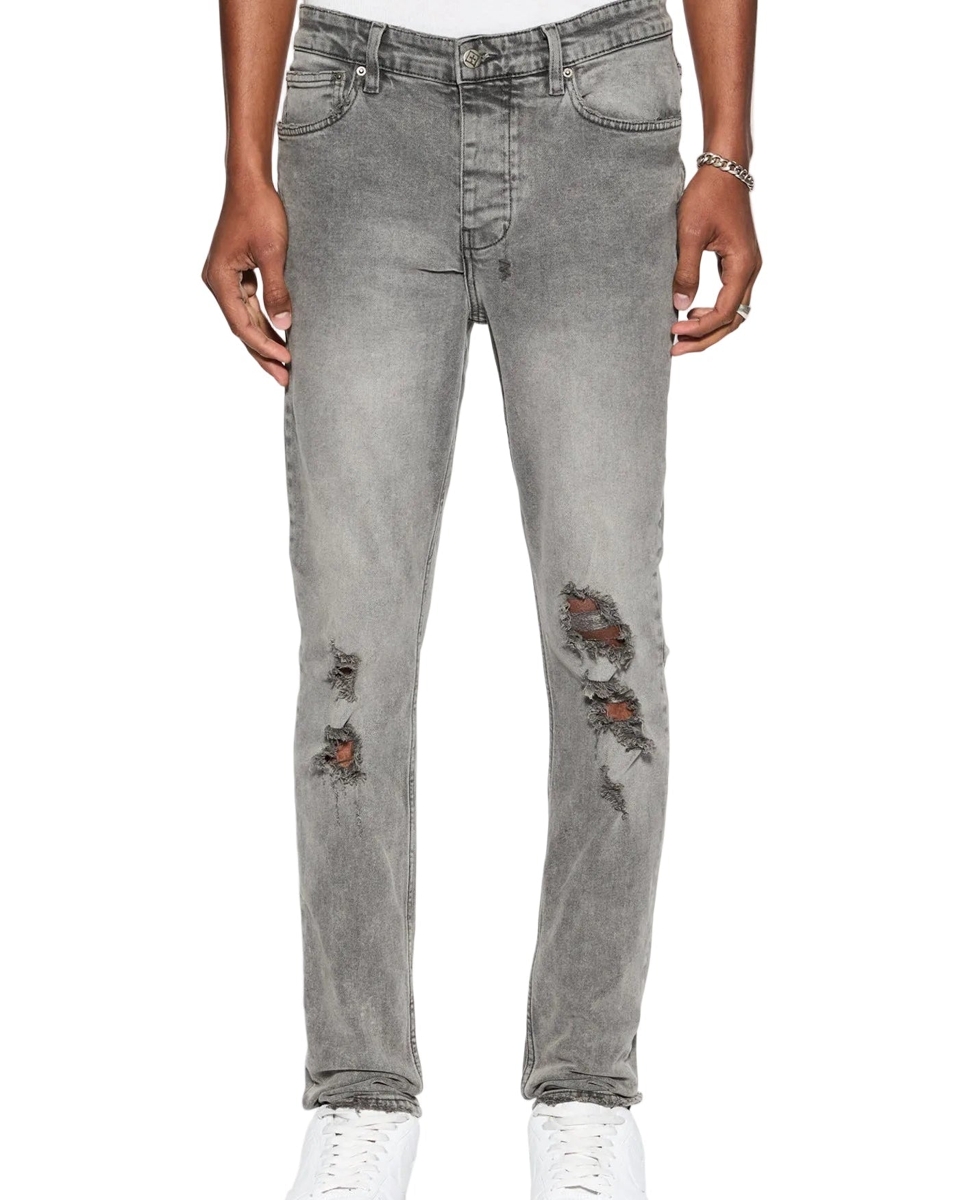 Ksubi Chitch Prodigy Trashed Jeans Grey