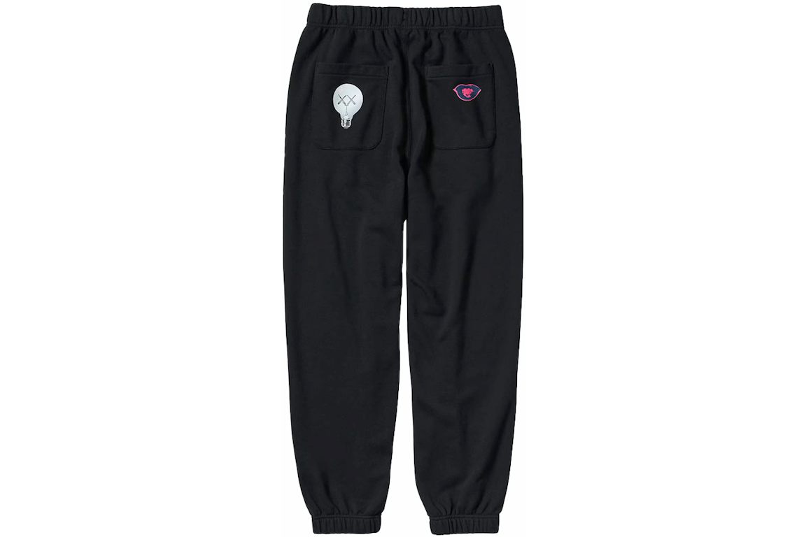 KAWS x UNIQLO Sweatpants Black