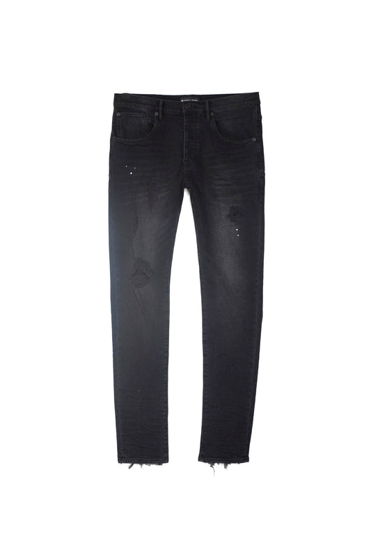 Purple Brand Black Resin Repair Jeans