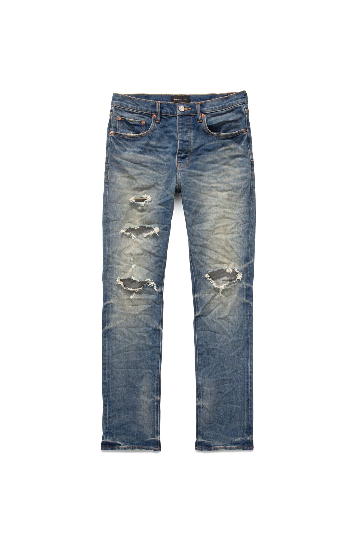 Purple Brand Aged Blowout Jeans