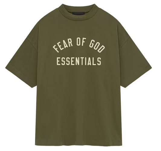 Fear of God Essentials Jersey Tee Military Green