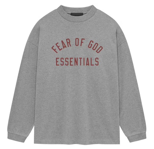 Fear of God Essentials Long Sleeve Tee Dark Heather