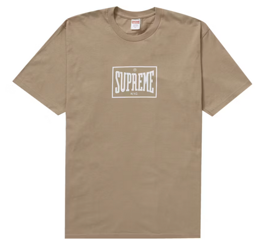 Supreme Warm Up Tee Khaki
