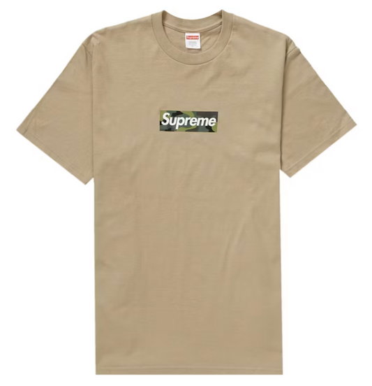 Supreme Box Logo Tee (FW23) Khaki