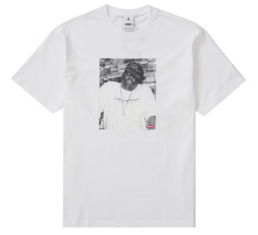 Supreme Jordan Biggie S/S Top White