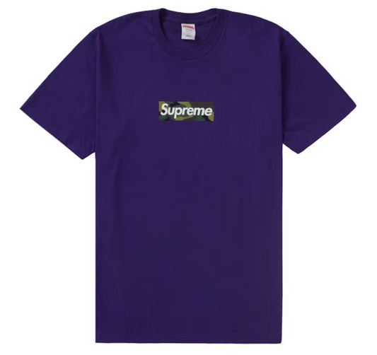 Supreme Box Logo Tee (FW23) Purple