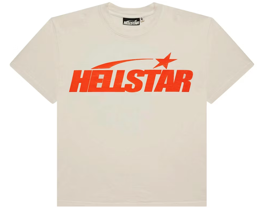 Hellstar Classic Tee (Gel Print) Orange White