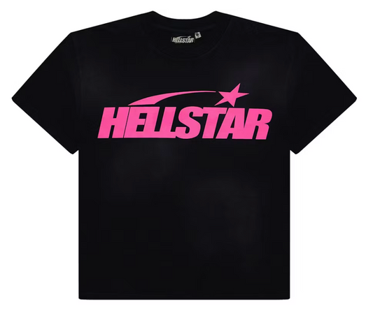 Hellstar Classic Tee (Gel Print) Pink Black