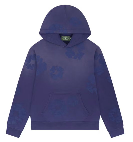 Denim Tears Mono Cotton Wreath Hoodie Blue