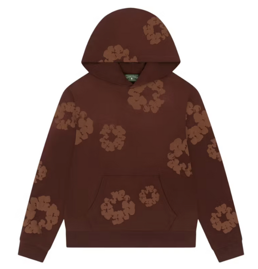 Denim Tears Mono Cotton Wreath Hoodie Brown