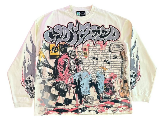 Godspeed Stoner L/S Tee Bone