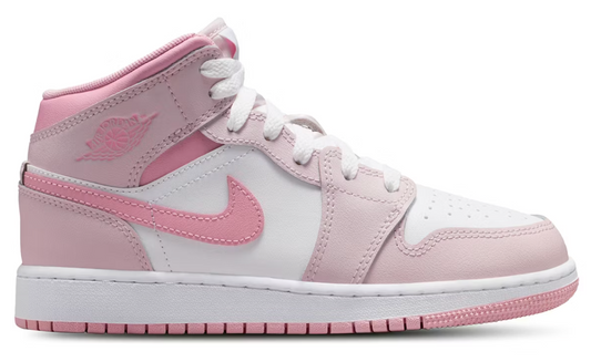 Jordan 1 Mid Pearl Pink White (GS)