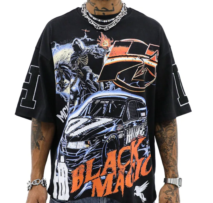 Heights District Black Magic Tee Black