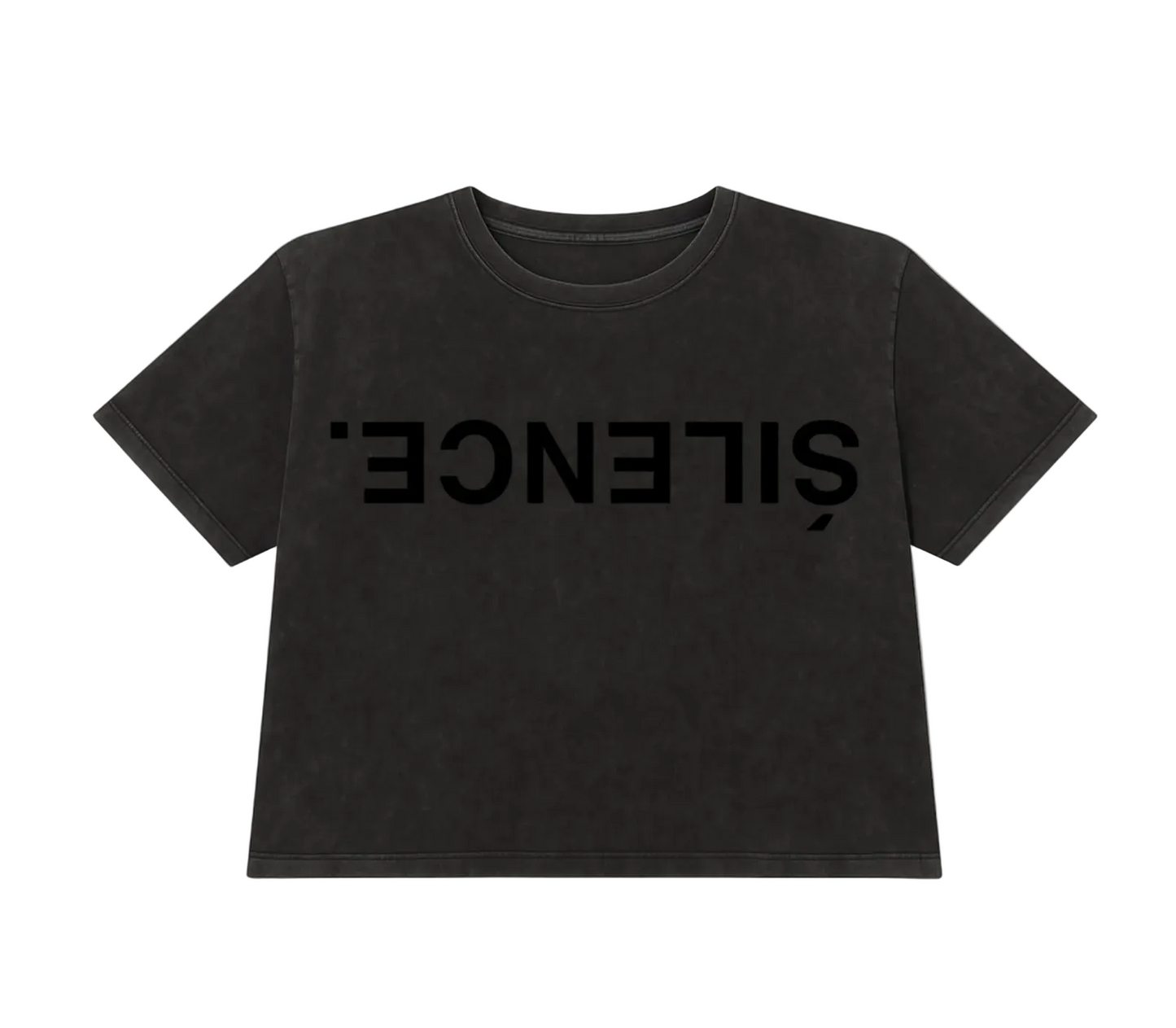 SILENCE Archive Tee Acid Black