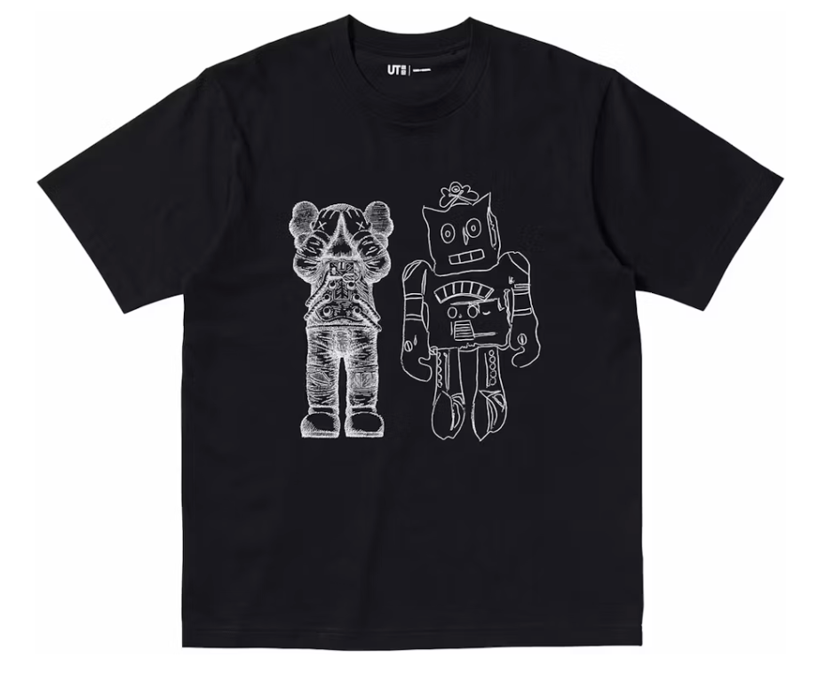 KAWS x Warhol Graphic Tee Black/White