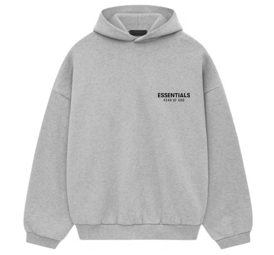 Fear of God Essentials Fleece Hoodie Light Heather Gray