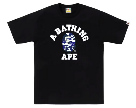 Bape JP Exclusive College Tee Black