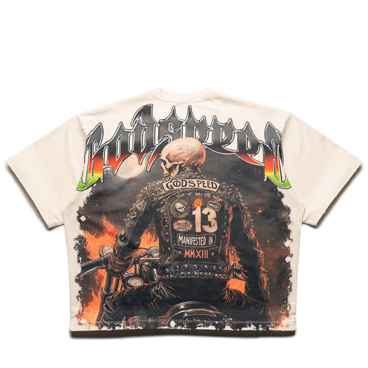 Godspeed Biker Nation Tee Bone