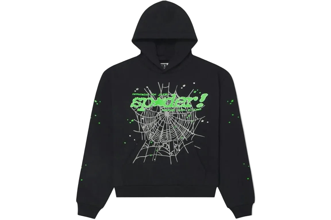 Sp5der Punk V2 Hoodie Onyx
