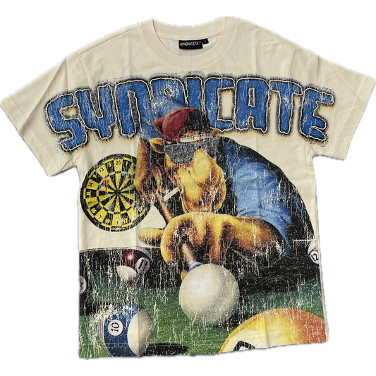 Syndicate 8 Ball Tee Cream