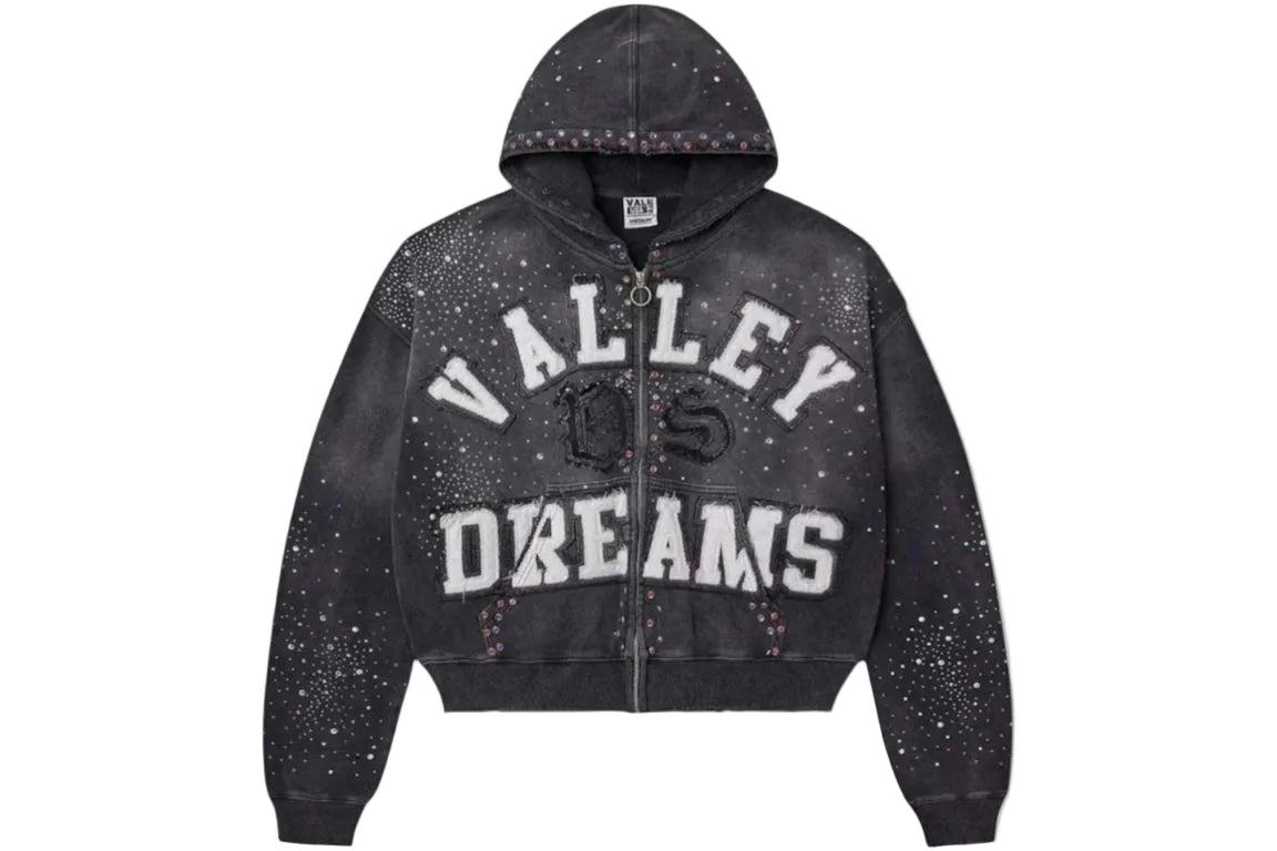 VALE Forever Classico Zip Up Hoodie Black