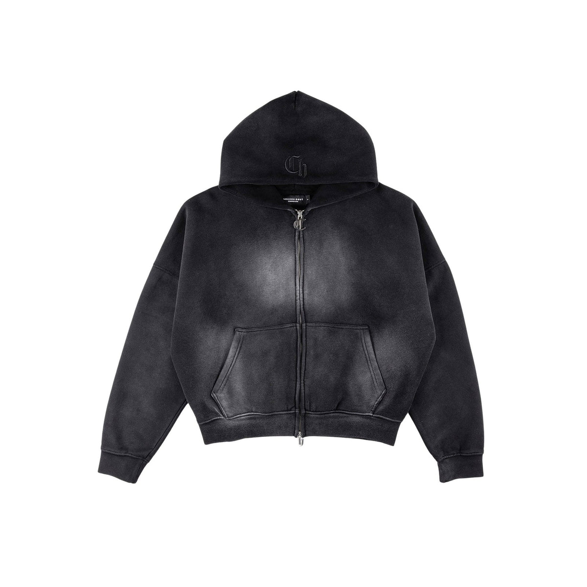 Commons Zip Up Hoodie Black