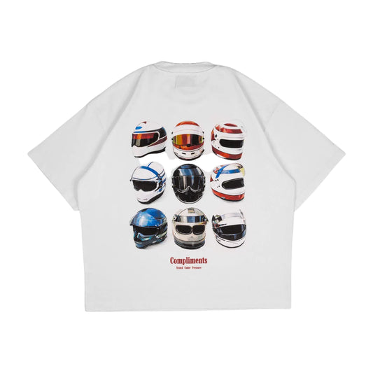 Compliments Tested Under Pressure Tee White