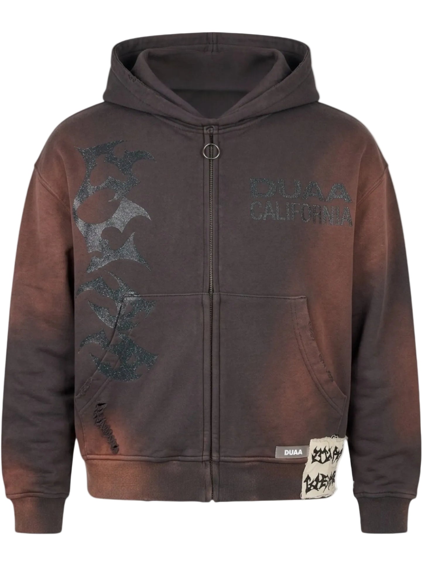 DUAA Cave Stone Zip Up Hoodie
