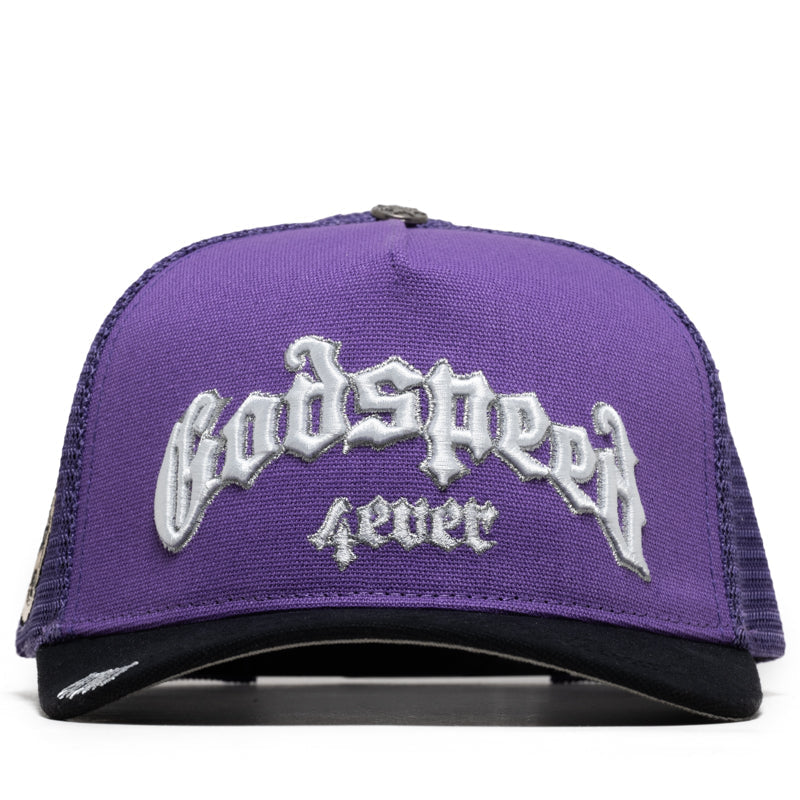 Godspeed GS Forever Trucker Hat Purple Black