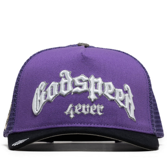 Godspeed GS Forever Trucker Hat Purple Black