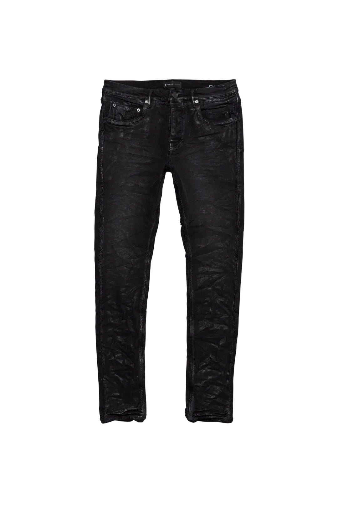 Purple Brand Inside Out Black Fray Jeans