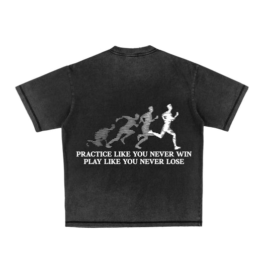 Compliments Never Win Never Lose Black Tee