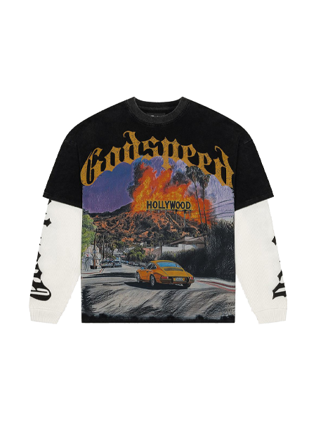 Godspeed Los Scandalous L/S Tee Black