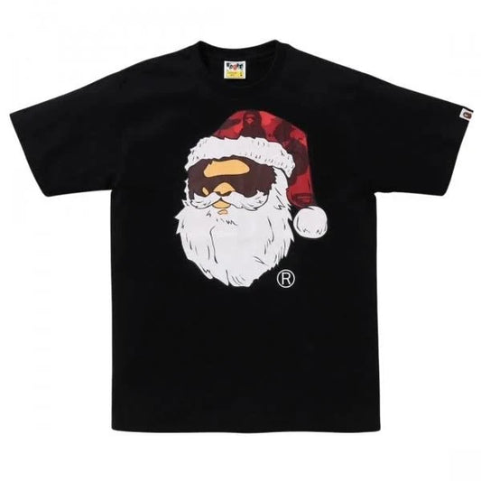 BAPE Christmas Ape Head Tee Black