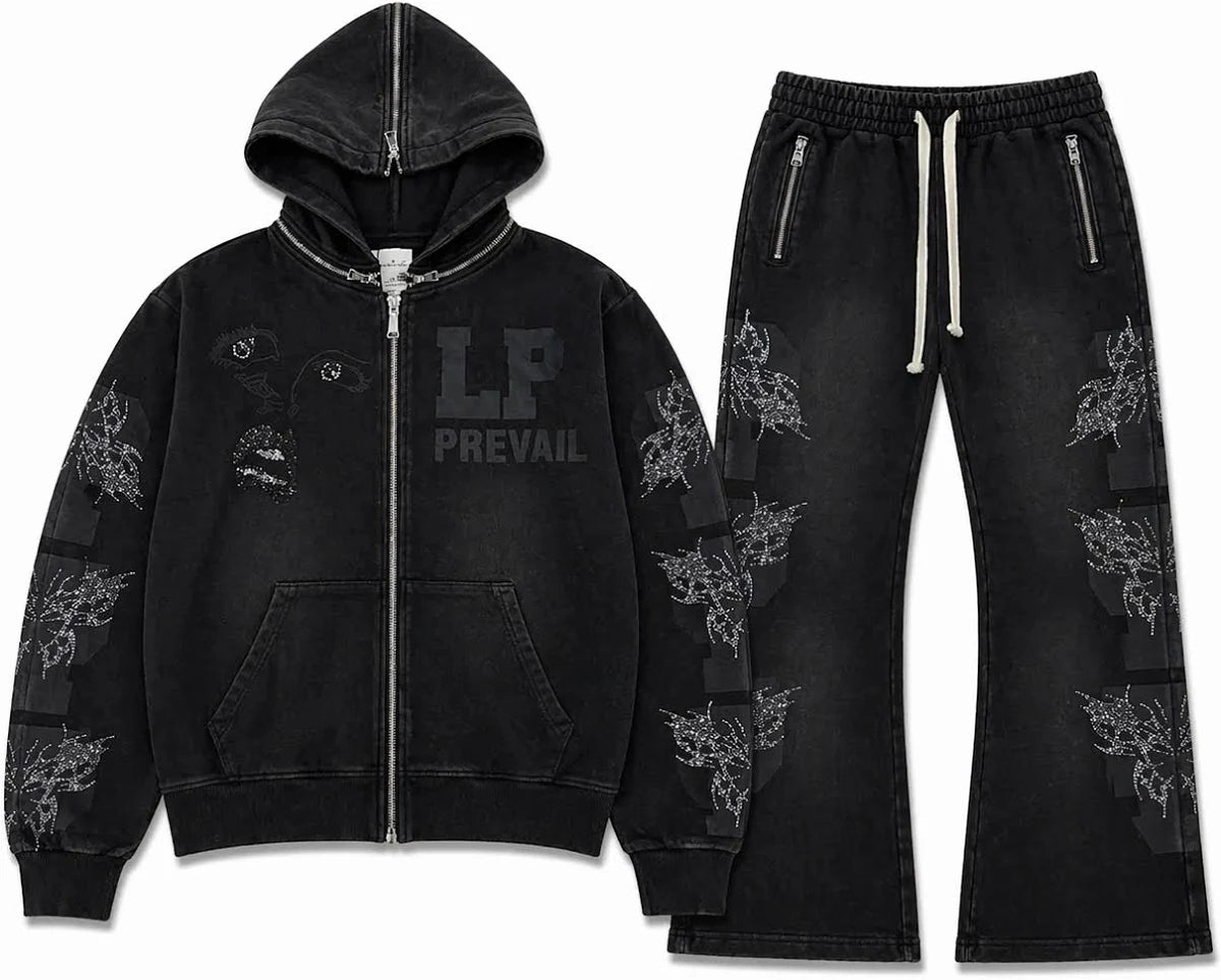 Legends Prevail No Fear Sweatsuit Black