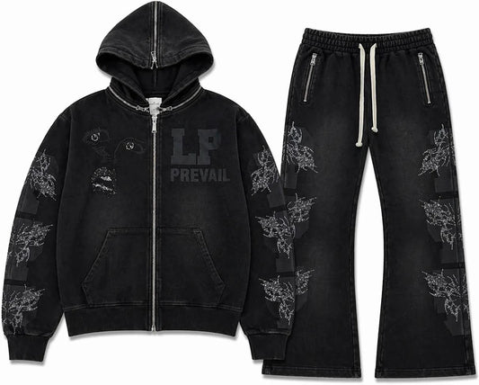 Legends Prevail No Fear Sweatsuit Black