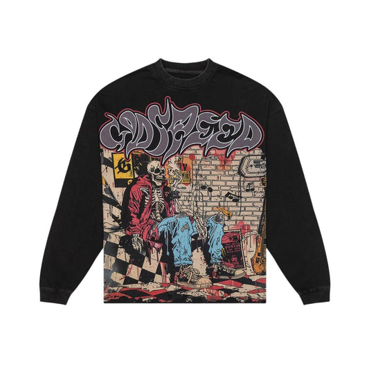 Godspeed Stoner L/S Tee Grey Wash